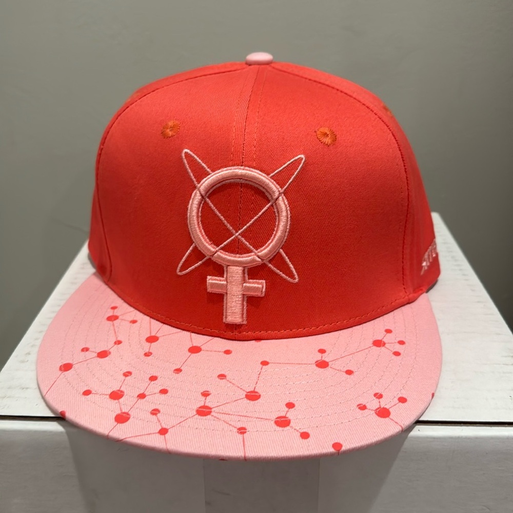 Atom Eve Invincible pink Flatbrim Snapback Hat brand new